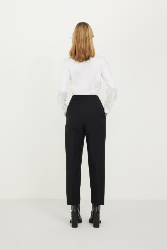 Düz Paça Pantolon Siyah - 2