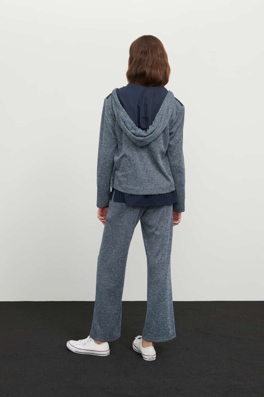 Kapitone Desen Kapüşonlu Mont Standart Renk - 2