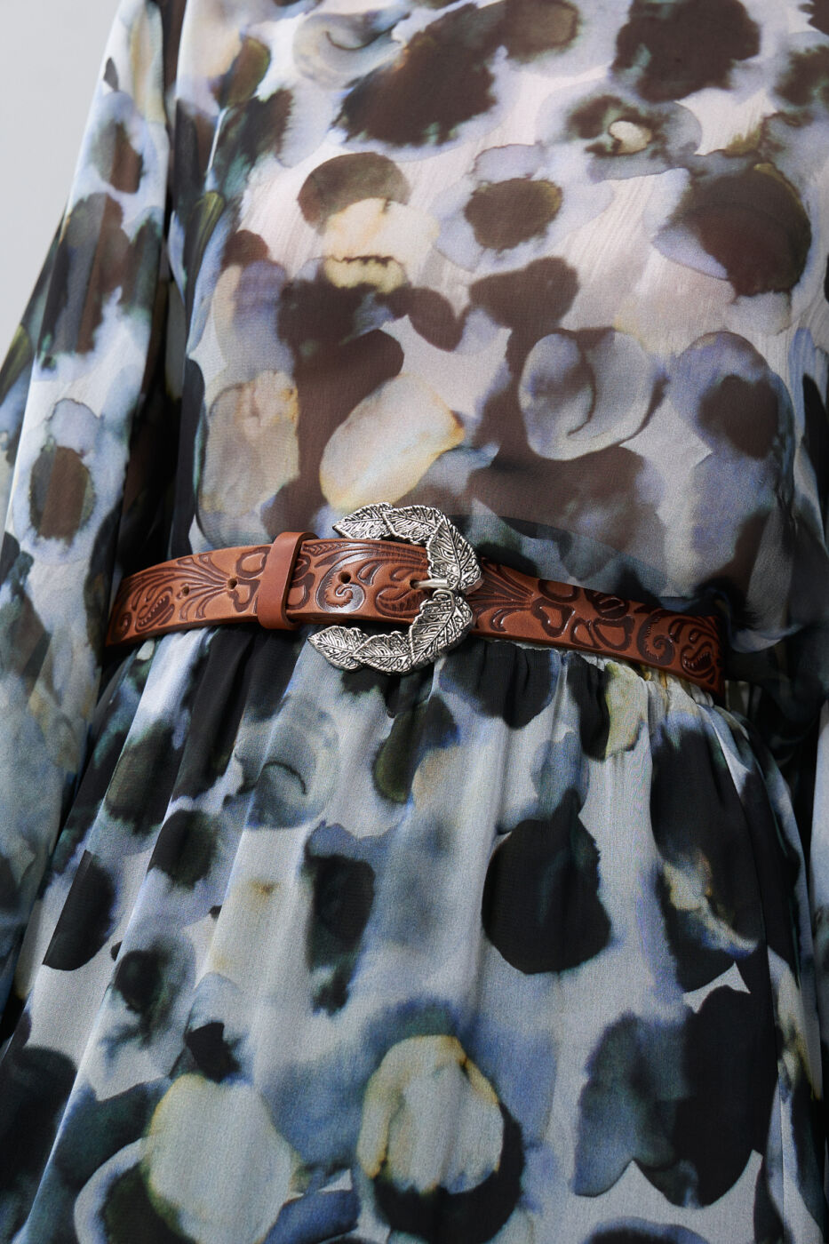 %100 Deri İşleme Detaylı Kemer Taba - 2