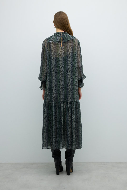 K26 11011 Elbise Standart Renk - 4