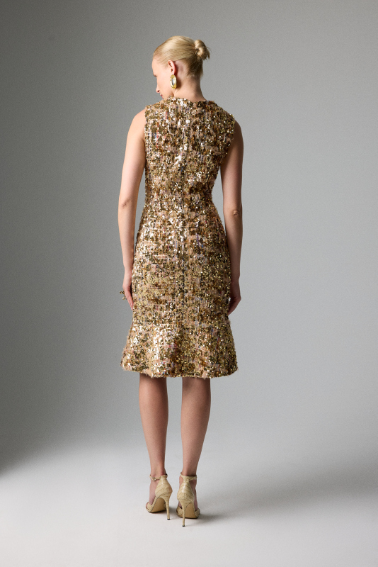 K26 11510 Elbise Gold - Roman (1)