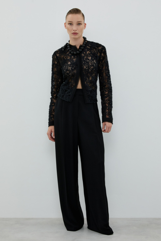 Palazzo Pantolon Siyah - 1