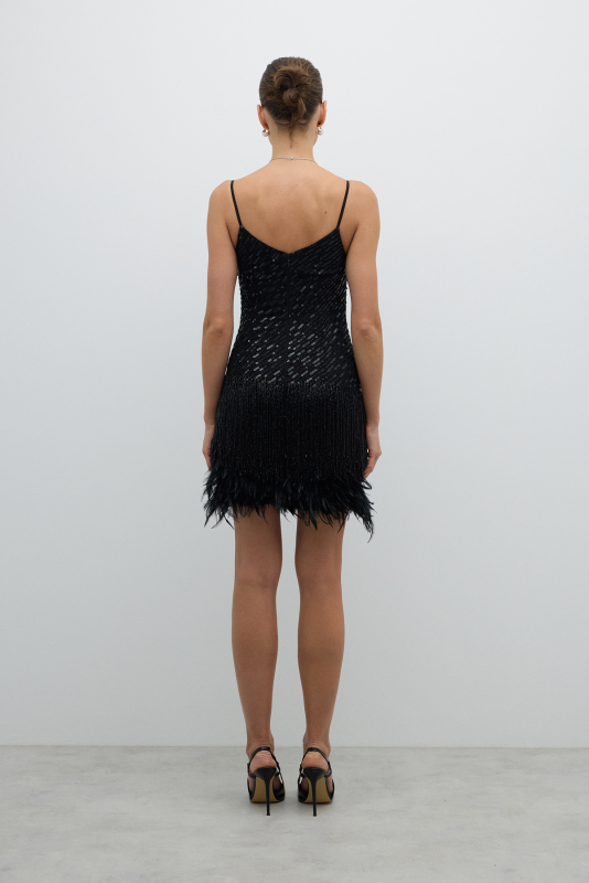 K26 61101 Elbise Siyah - 2