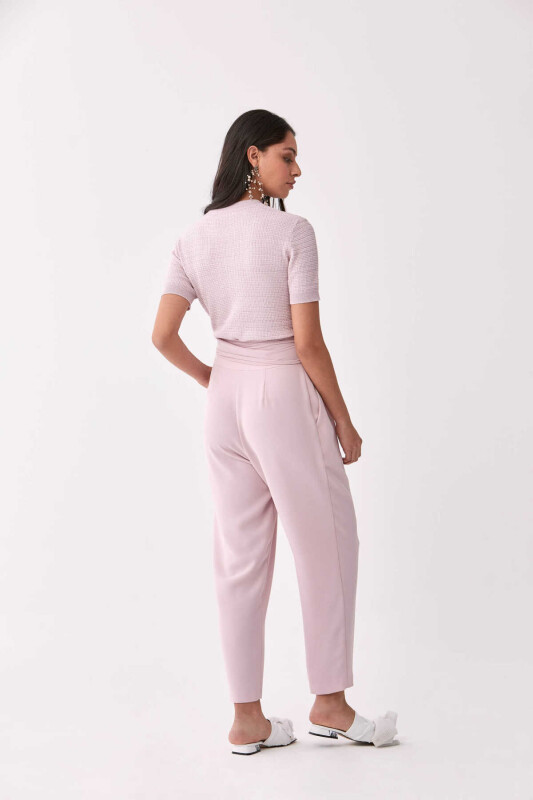 Kadın Pantolon Pudra - 2
