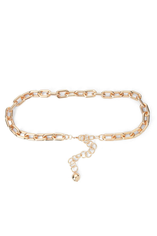 Kalın Zincirli Kemer Standart Renk - 1