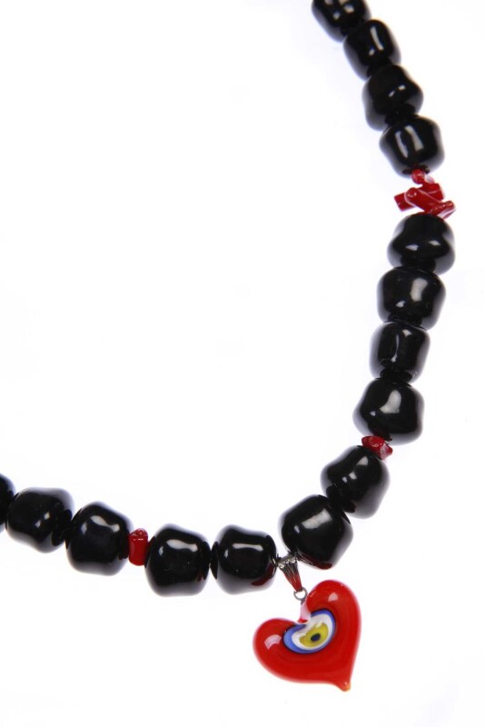 Kalp Figürlü Kadın Kolye Standart Renk - 2