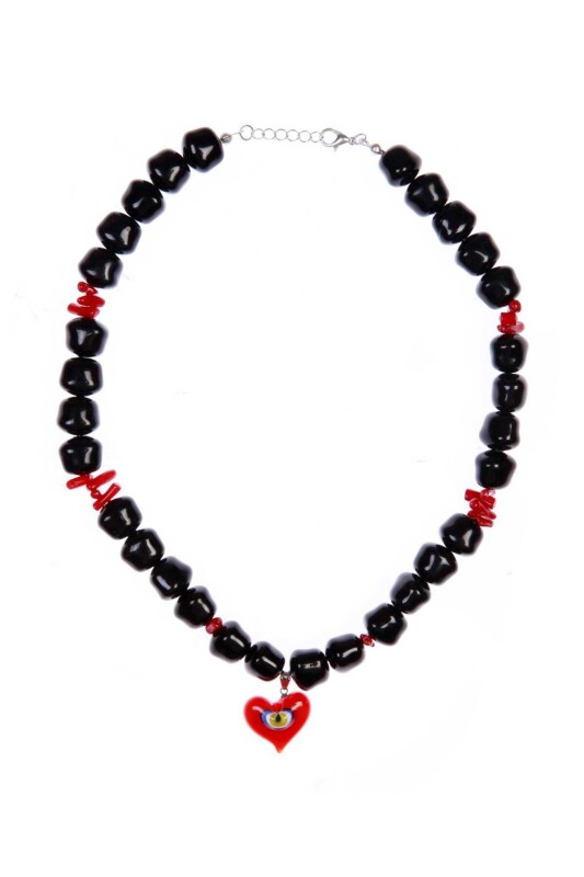 Kalp Figürlü Kadın Kolye Standart Renk - 1