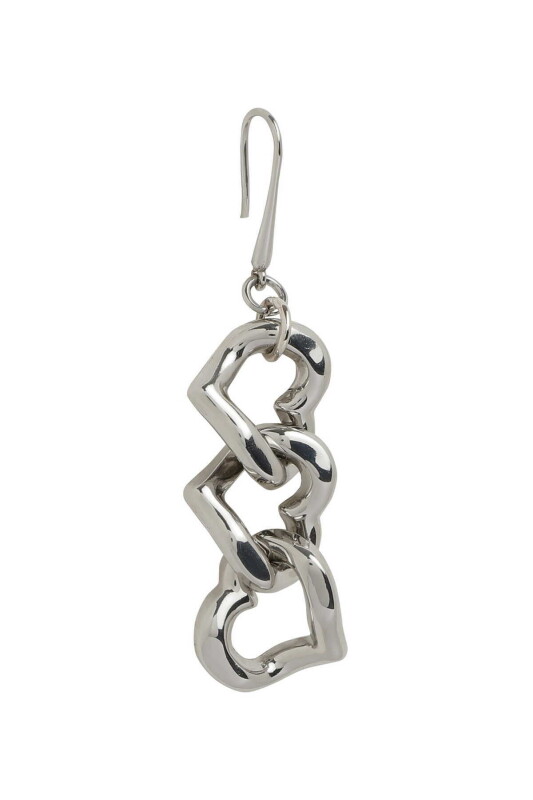 Kalpli Zincir Küpe Gümüş - 3