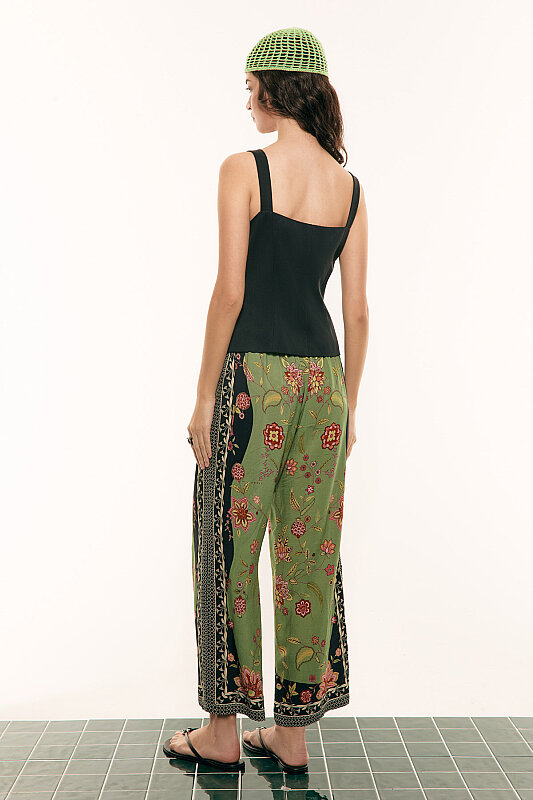 Kare Yaka Önden Düğmeli Fit Yelek Lacivert - Roman (1)