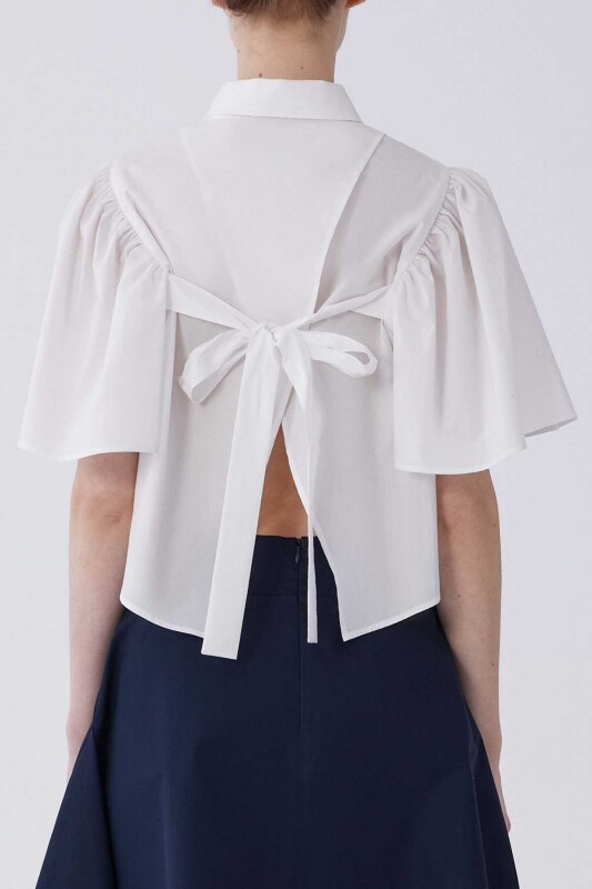 Karpuz Kol Gömlek Beyaz - 2