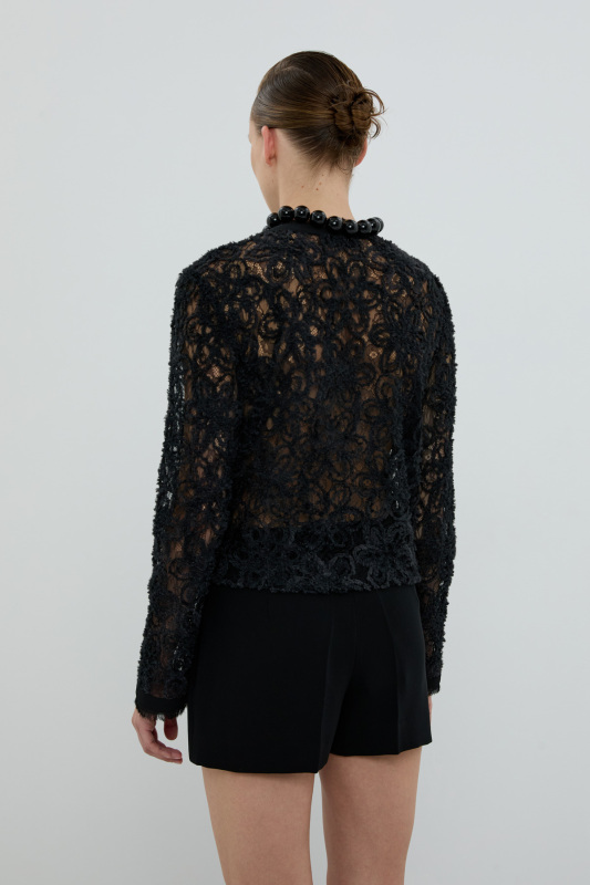 Klasik Kemersiz Şort Siyah - 2