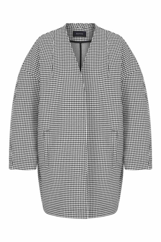  Kazayağı Desenli Kap Siyah-Beyaz - 4