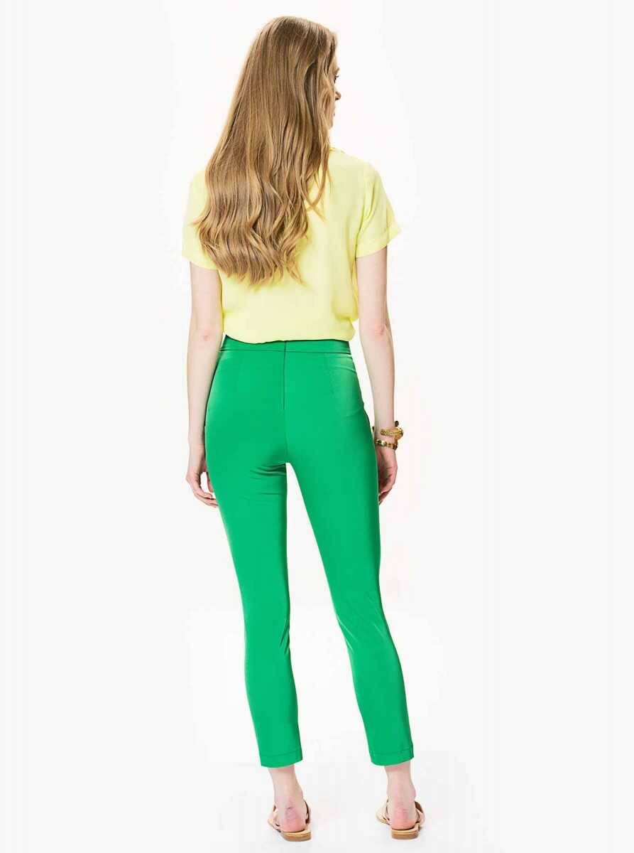 Kemer Detaylı Pantolon Yeşil - 2