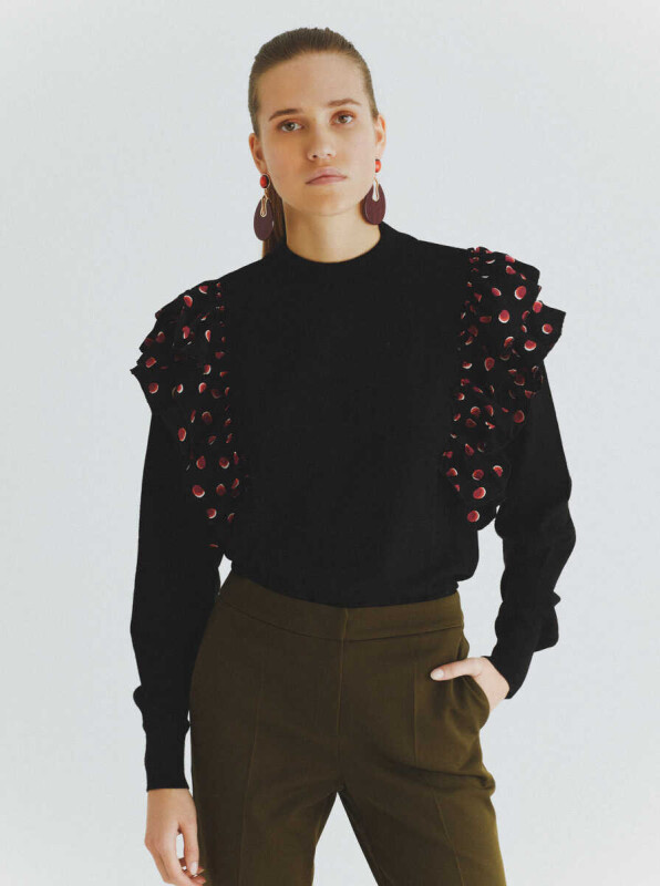  Kısa Paça Kadın Pantolon Haki - 3