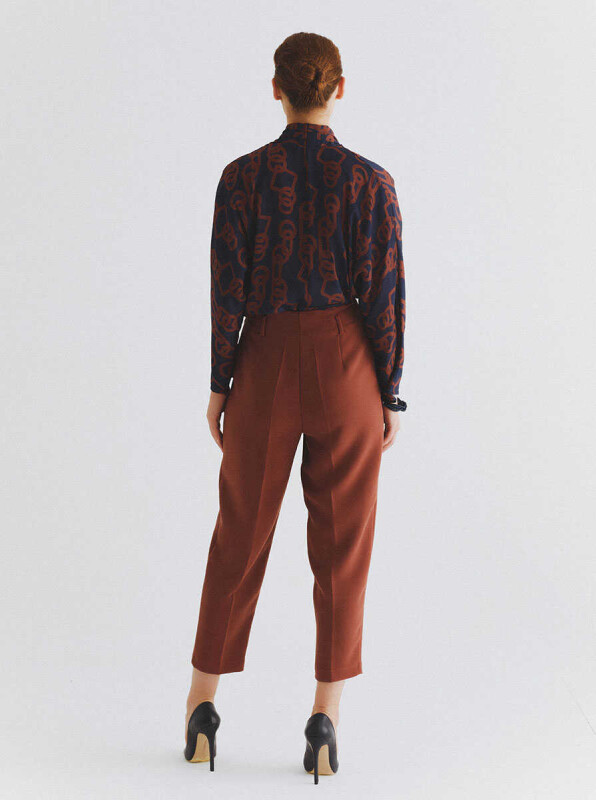  Kısa Paça Pantolon Kahve - 2