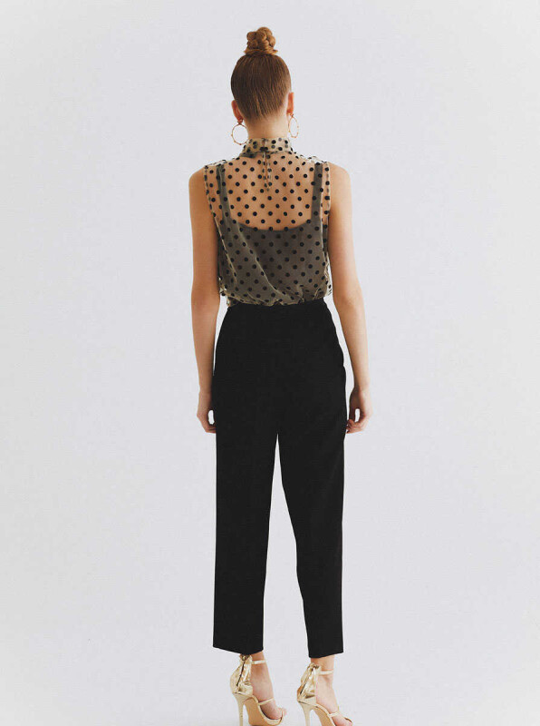  Kısa Paçalı Pantolon Siyah - 2