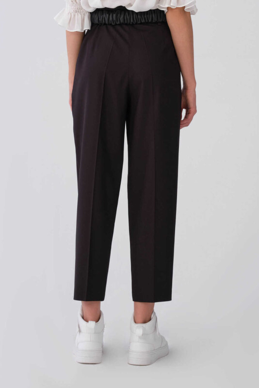 Kısa Paçalı Pantolon Siyah - 2