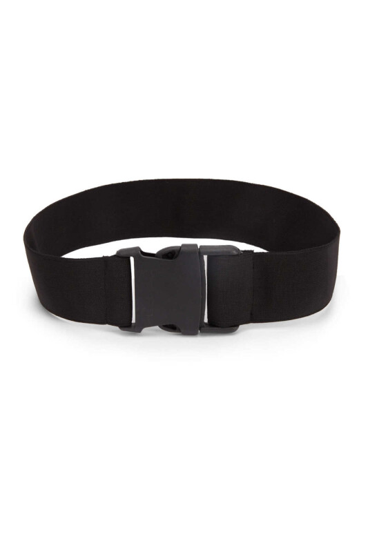 Klipsli Kadın Kemer Siyah - 1