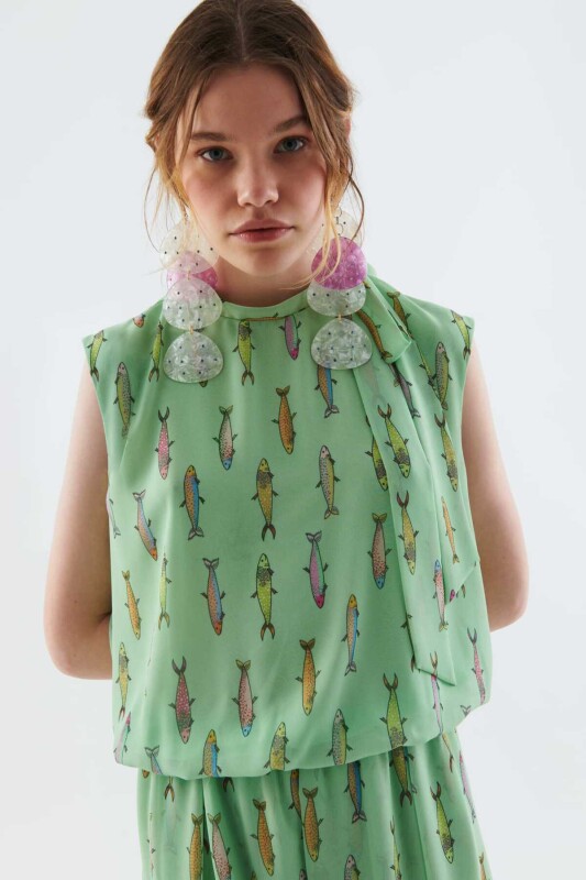 Yırtmaçlı Elbise Standart Renk - 3