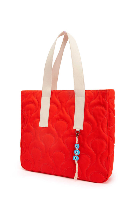 Mercan Renk Kol Çantası Mercan - 1