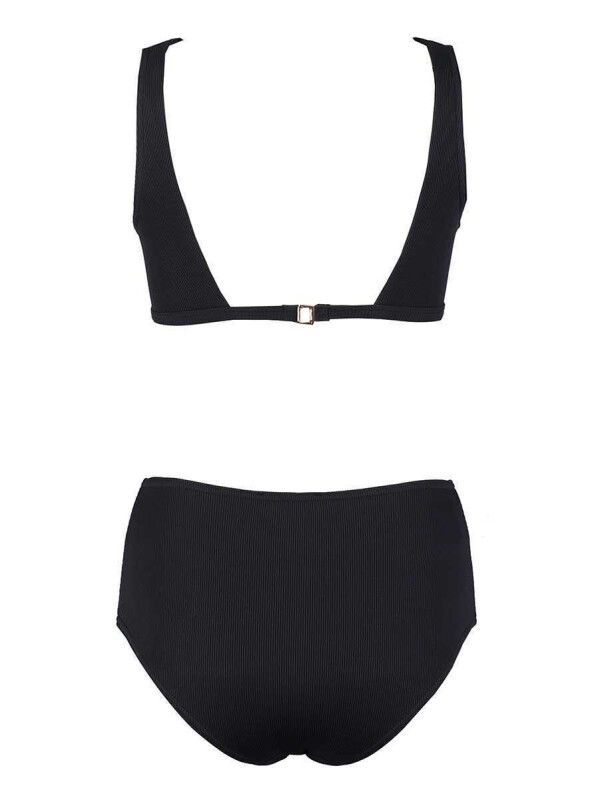 Metal Detaylı Bikini Siyah - 2
