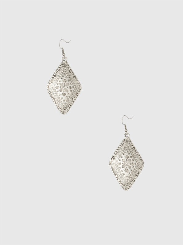  Metal Etnik Küpe Standart Renk - 1