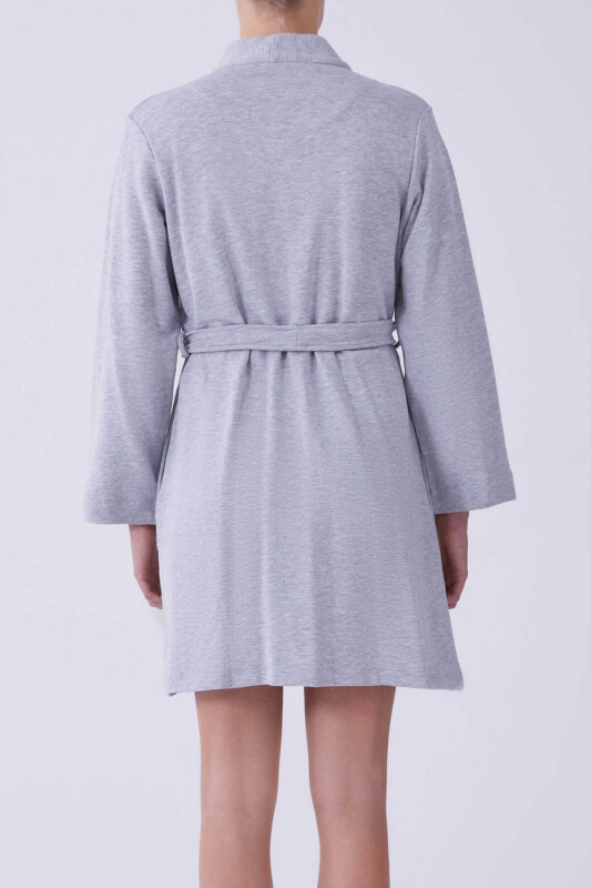 Nazar Boncuklu Kimono Gri - 2