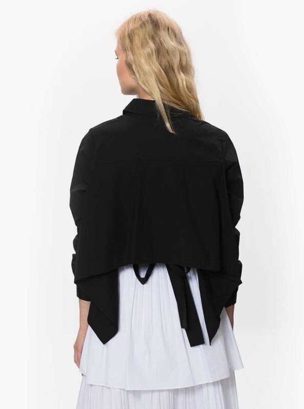 Pamuklu Gömlek Siyah - 2