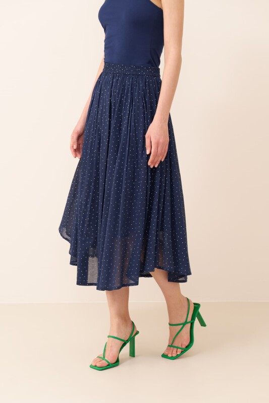 Pileli Midi Boy Etek Standart Renk - 4