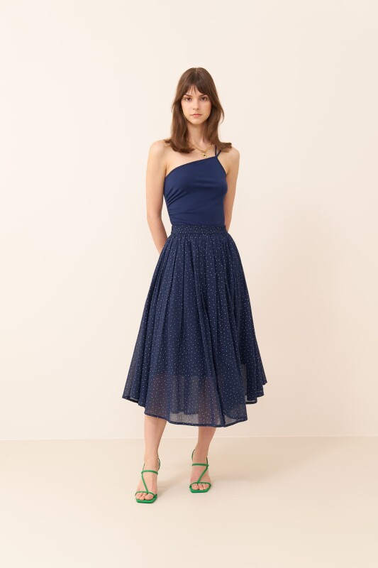 Pileli Midi Boy Etek Standart Renk - 3