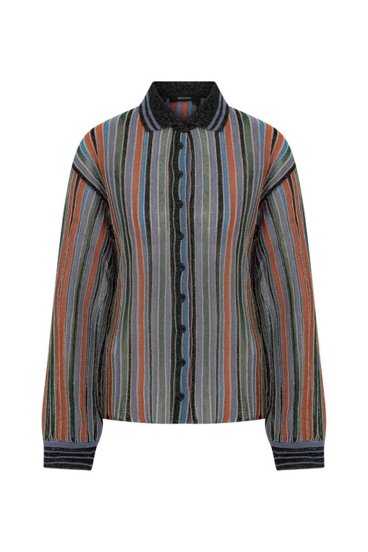  Polo Yaka Triko Bluz Standart Renk - 4