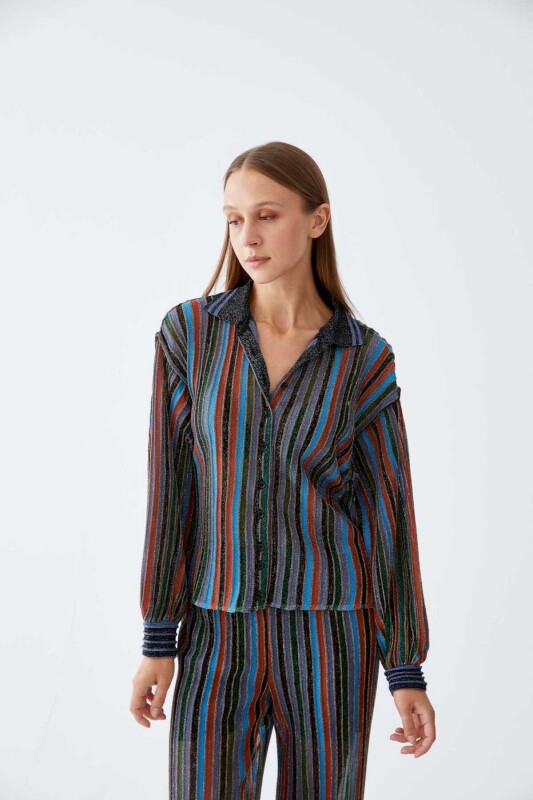  Polo Yaka Triko Bluz Standart Renk - 1