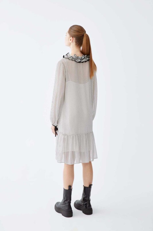  Puantiyeli Günlük Elbise Standart Renk - 2