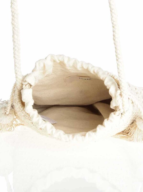 Püskül Detaylı Kadın Çanta Standart Renk - 2