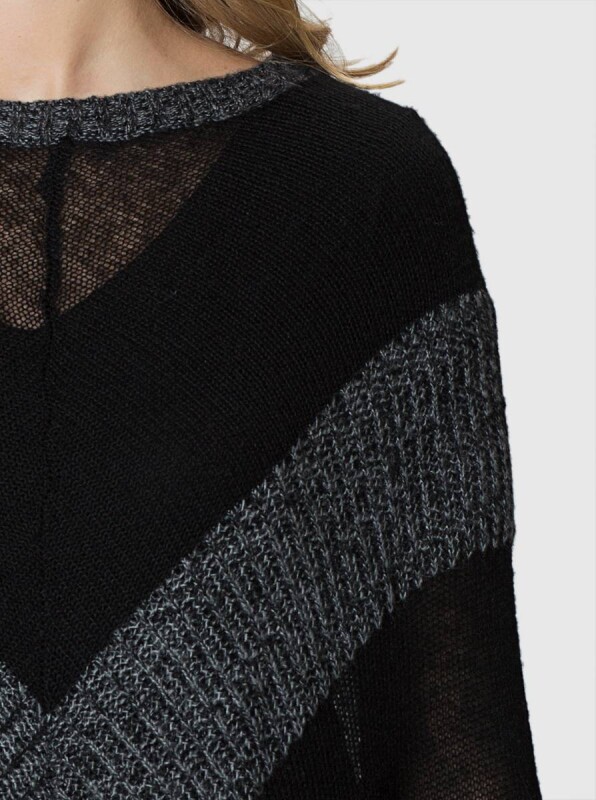  Püsküllü Detaylı Triko Standart Renk - 3