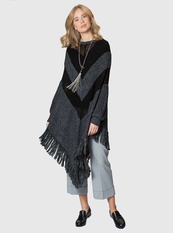  Püsküllü Detaylı Triko Standart Renk - 4