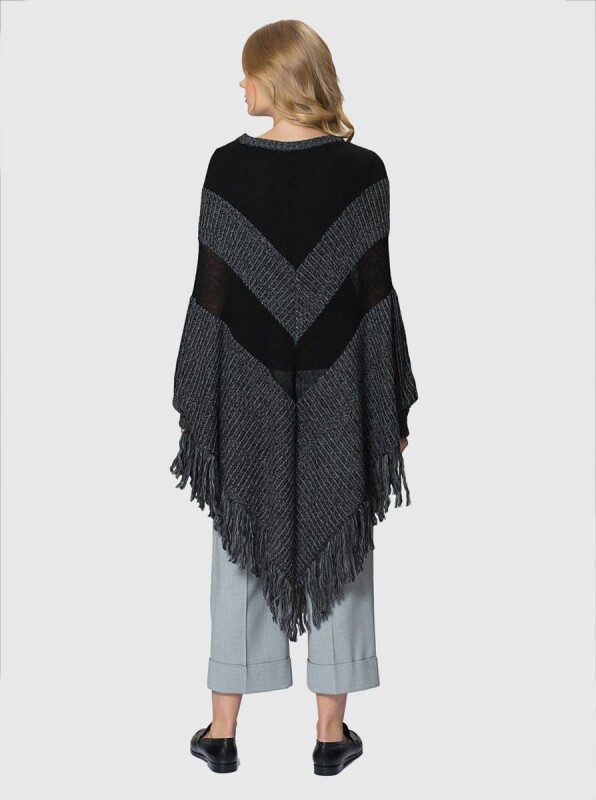  Püsküllü Detaylı Triko Standart Renk - 2