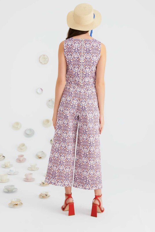 Renkli Desenli Bluz Standart Renk - 3