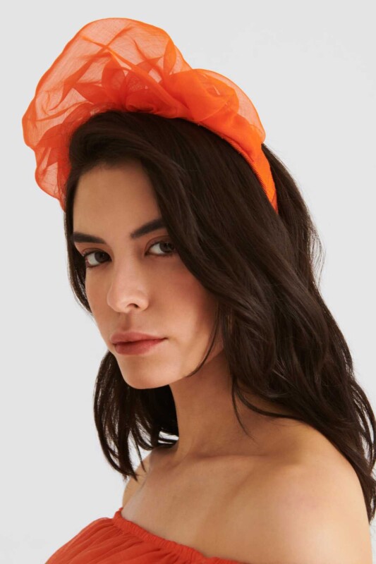 Renkli Kadın Taç Oranj 