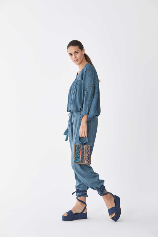 Şalvar Model Kadın Pantolon Standart Renk - 4