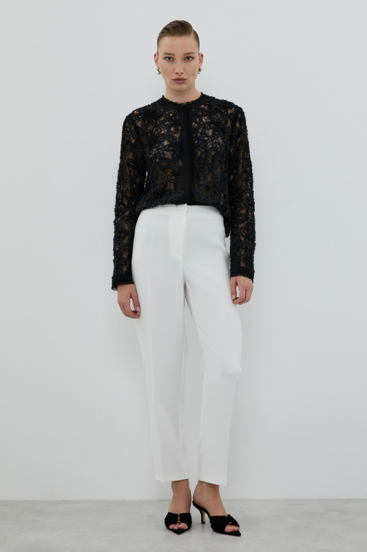 Sigaret Pantolon Beyaz 