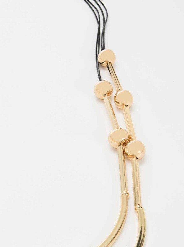 Tasarımlı Gold Kolye Standart Renk - 2