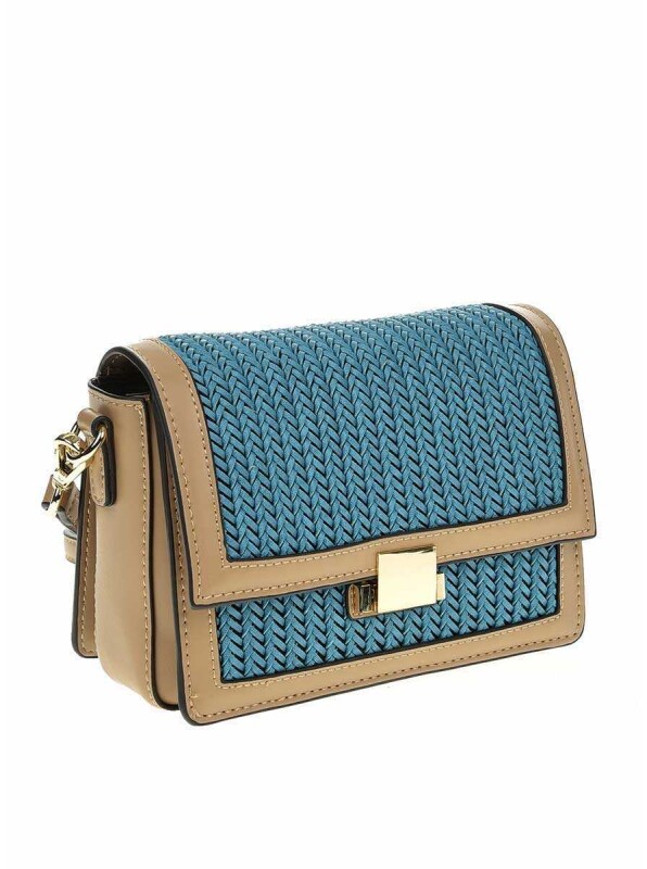 Toka Detaylı Hasır Çanta Standart Renk - 1