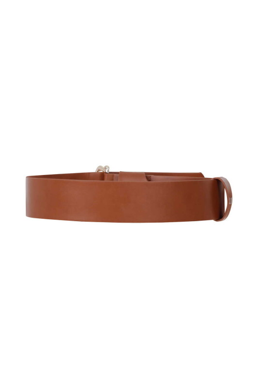 Buckle Belt Tan - 3