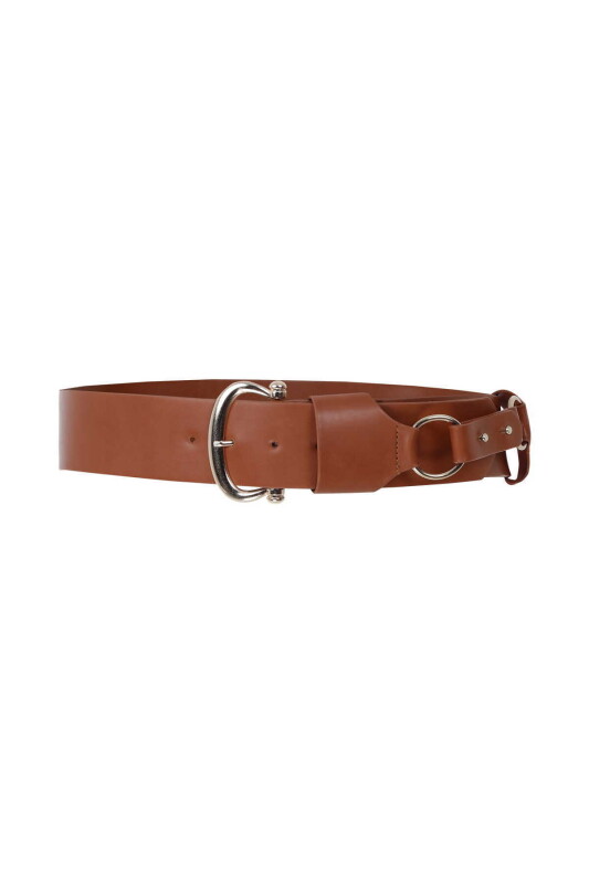 Buckle Belt Tan - 2