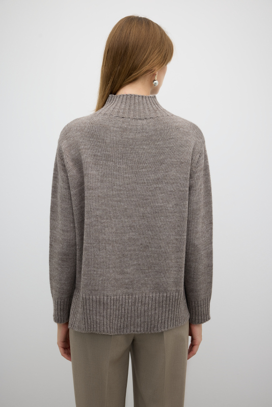 Triko Kazak Kahve Melanj - 3