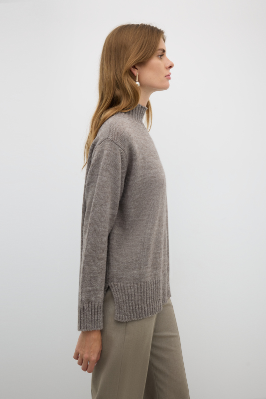 Triko Kazak Kahve Melanj - Roman (1)