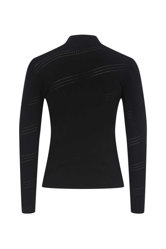  Uzun Kollu Triko Siyah - 2