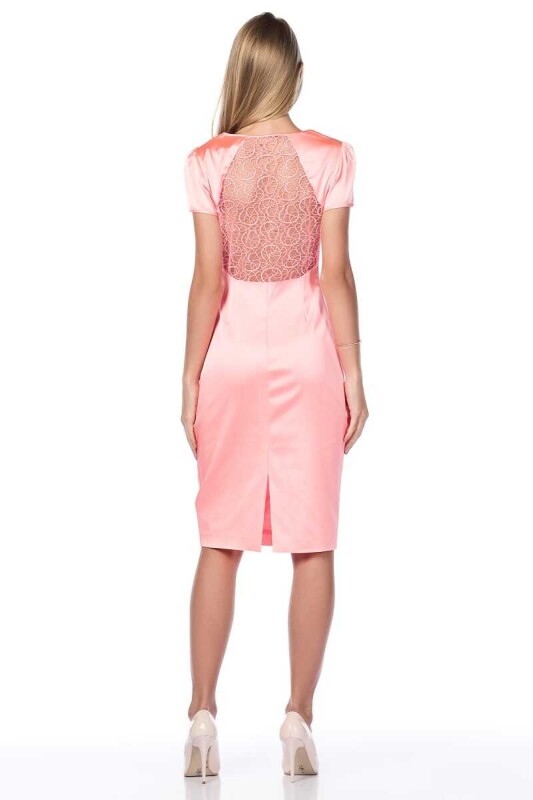 Midi Boy Elbise Coral - 2
