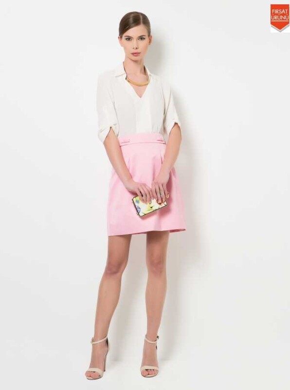 Mini Etek Pembe - 4